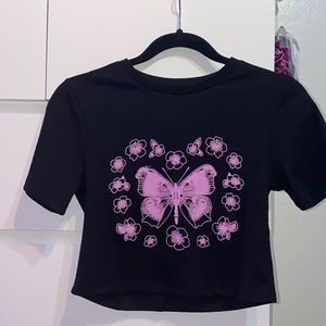 butterfly crop top
